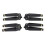 (Gold Decor) 4PCS Drone Propeller ABS Quick Release Foldable for Spark Silver 1