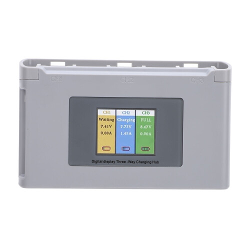 Drone 3 Battery Charger Hub ABS Shockproof USB with Digital Display 1