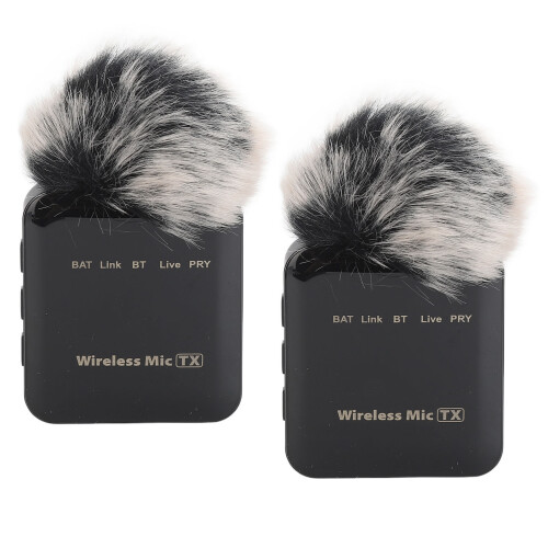 Dual Wireless Lavalier Mic for Phone Laptop Video Interview 2