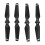 (Silver Decor) 4PCS Drone Propeller ABS Quick Release Foldable for Spark Silver 4