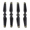 (Gold Decor) 4PCS Drone Propeller ABS Quick Release Foldable for Spark Silver 4