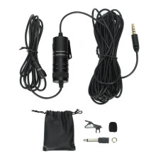 Electret Condenser Microphone Noise Reduction Small Clip On Mic