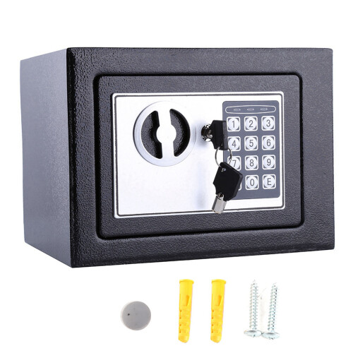 6,4L Digitaler Safe für Zuhause Büro Schwarz