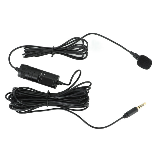 Electret Condenser Microphone Noise Reduction Small Clip On Mic 1