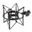 (Black) 60MM Shock Mount Mic Holder Anti Vibration for Studio Recording Black 3