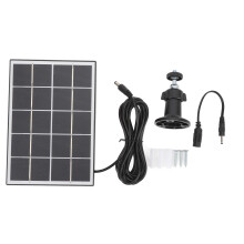3W 5V Solar Panel Monocrystalline for Camera Fan Flashlight Pump Black