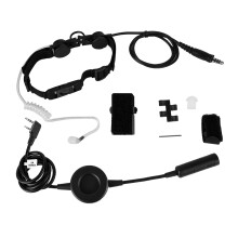 Z-Tactic Z003 Wasserdichtes PTT-Kehlmikrofon für Baofeng UV5R UV-B5 B6