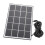 3W 5V Solar Panel Monocrystalline for Camera Fan Flashlight Pump Black 4