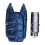 (Blue) Portable Insulated Water Bottle Cover with Shoulder Strap Gold 1