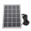 3W 5V Solar Panel Monocrystalline for Camera Fan Flashlight Pump Black 2