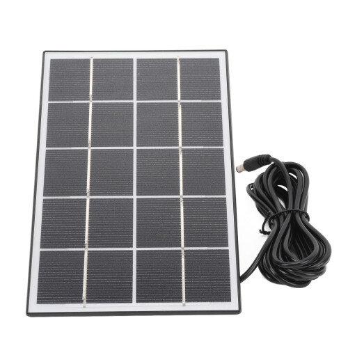 3W 5V Solar Panel Monocrystalline for Camera Fan Flashlight Pump Black 1