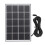 3W 5V Solar Panel Monocrystalline for Camera Fan Flashlight Pump Black 3