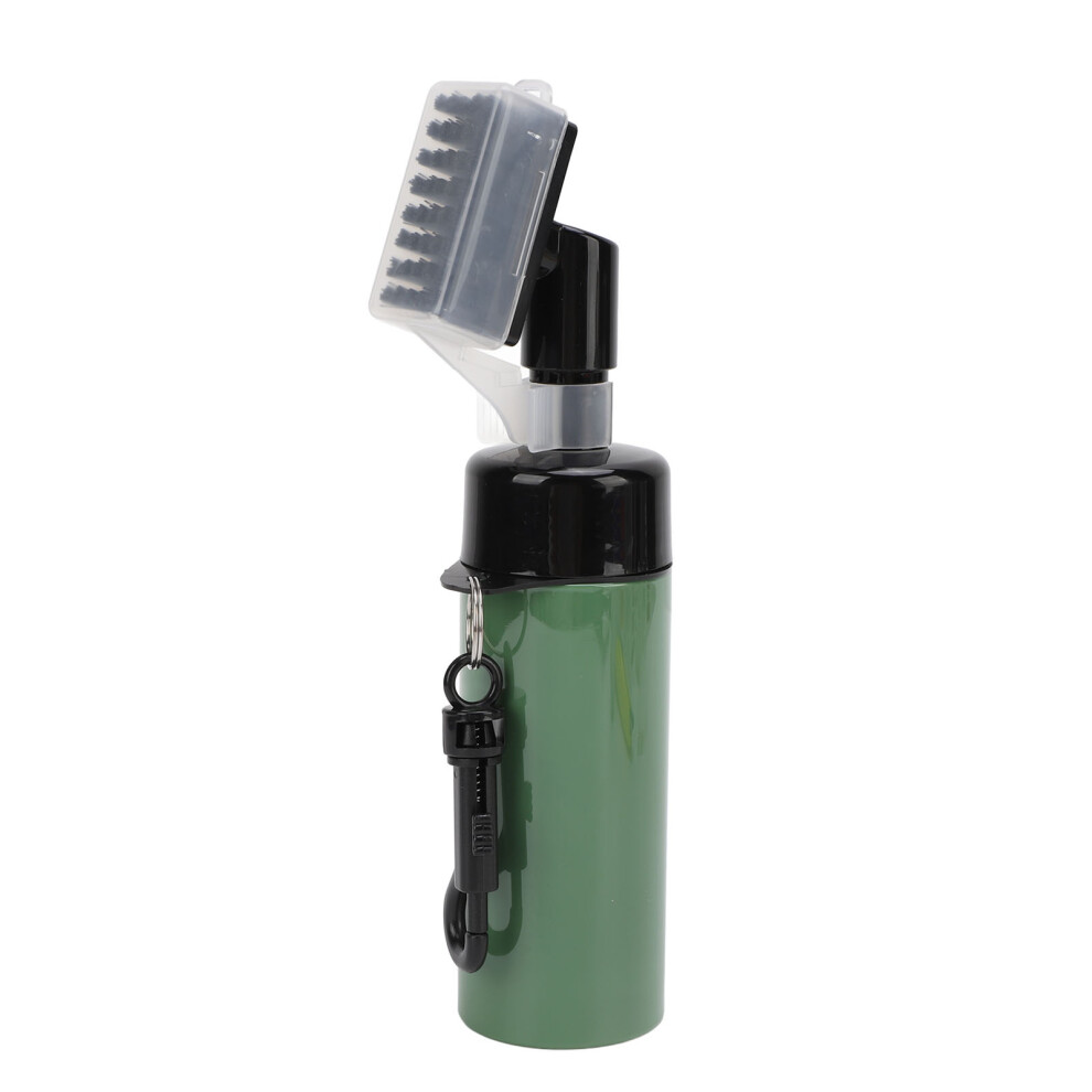 (Green) Club Cleaning Brush 120ml Press Water Bottle Portable Groove Cleaner-image-OPC-PMK5PH8-NEW