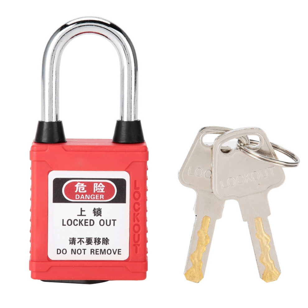 Steel Beam Dust Proof Nylon Padlock Lockout Tag 604725161482
