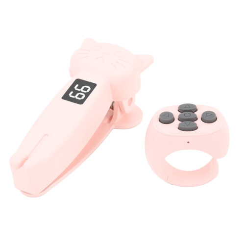 (Roseate) Remote Control Page Turner Bluetooth Clicker Camera Shutter White 2