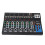 7 Channel Sound Mixer BT USB LED Light Mixing Console Home Stage 5