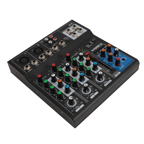 4 Channel Professional Mixer USB Stereo Console for Home Stage Use 2
