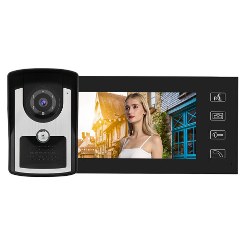 7in Wired Video Intercom Door Camera 4G Memory 1