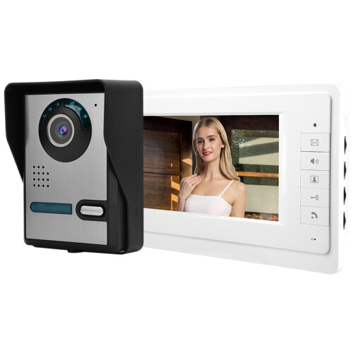 7inch LCD Video Door Phone Intercom Camera Monitor Security System 2