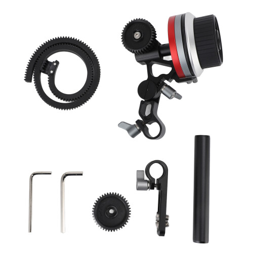 Camera Follow Focus Aluminum Alloy Mirrorless Focus Puller Lens Gear
