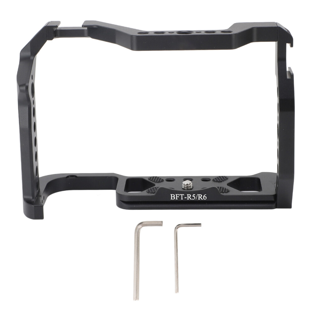 Aluminum Camera Cage Rig With Cold Shoe For R5 R6 643505165579