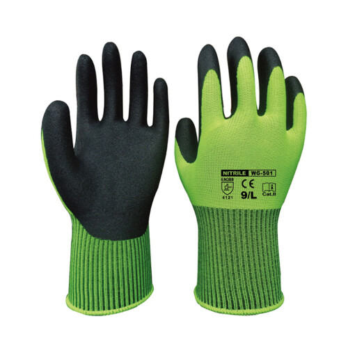 Wundergriff Arbeitshandschuhe 13-Gauge Nylon Nitril Beschichtet 1