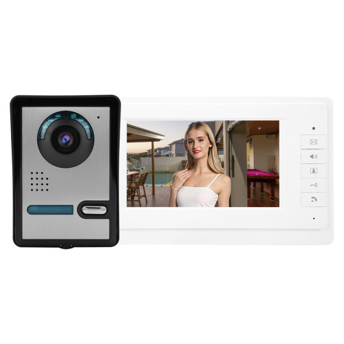 7inch LCD Video Door Phone Intercom Camera Monitor Security System 1