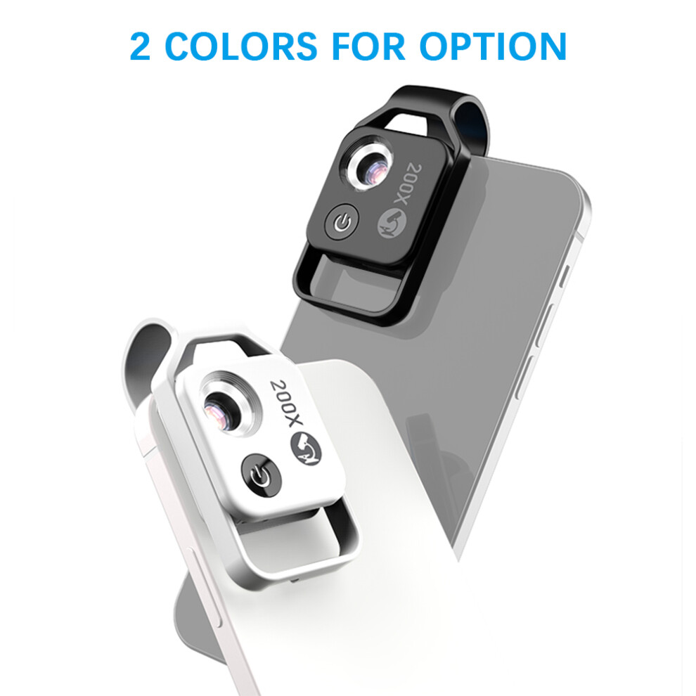 Apexel Ms002 200X Phone Microscope Lens Clip Cpl Skin Insect Jewelry 643505011548