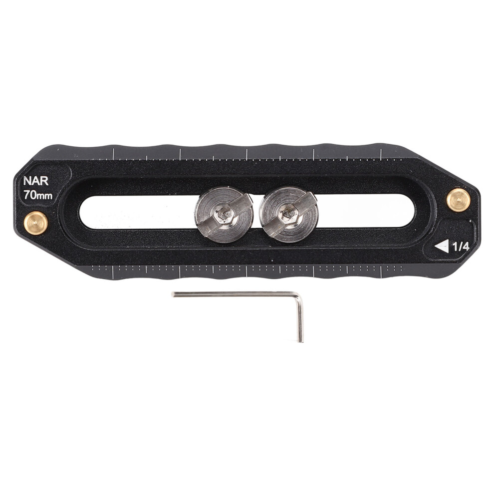 Quick Release Safety Rail Aluminum Anti-Slip 1/4" Screw Clamp Handle 643505173765