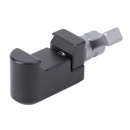Extension Clamp 1/4" 3/8" Thread Quick Release Rail Cold Shoe 2