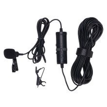 Clip On Mic 360 Rotation 3.5mm Noise Reduction Cardioid