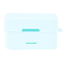 Blue Silicone Mic Charging Case Anti Drop Shockproof