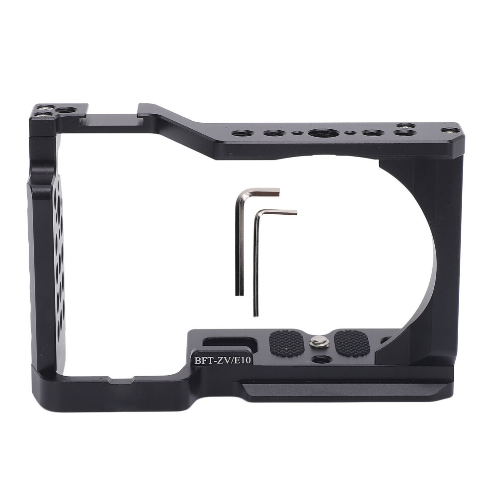 Camera Cage For Zv-E10 Aluminum Alloy Video Rig With Cold Shoe 643505166637
