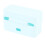 Blue Silicone Mic Charging Case Anti Drop Shockproof 3