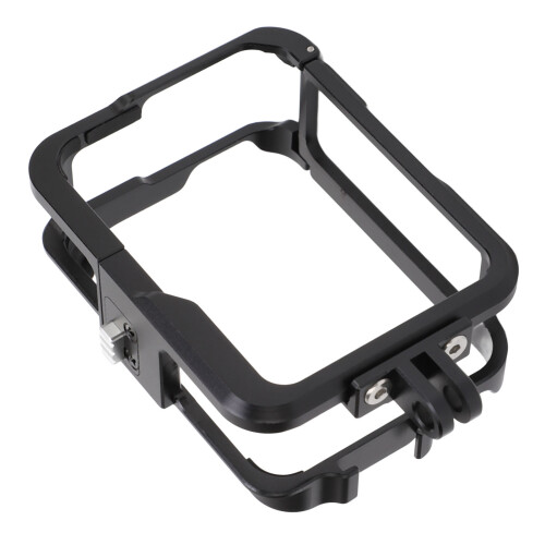 Action Camera Metal Frame Cage with Cold Shoe Hole Protective Housing 2