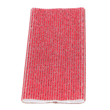 (Red) Mic Handle Sleeve Rhinestones Universal Gold Cover