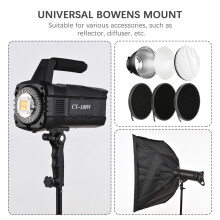 100W Video Lighting 3000-6000K Adjustable Color Temperature Dimmable