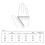 1 Paar Nitril Arbeitsschutz-Fingerlinge Lila L 4