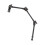 755mm Universal Arm Stand 3-Section Adjustable Camera Light Mic Clip 3