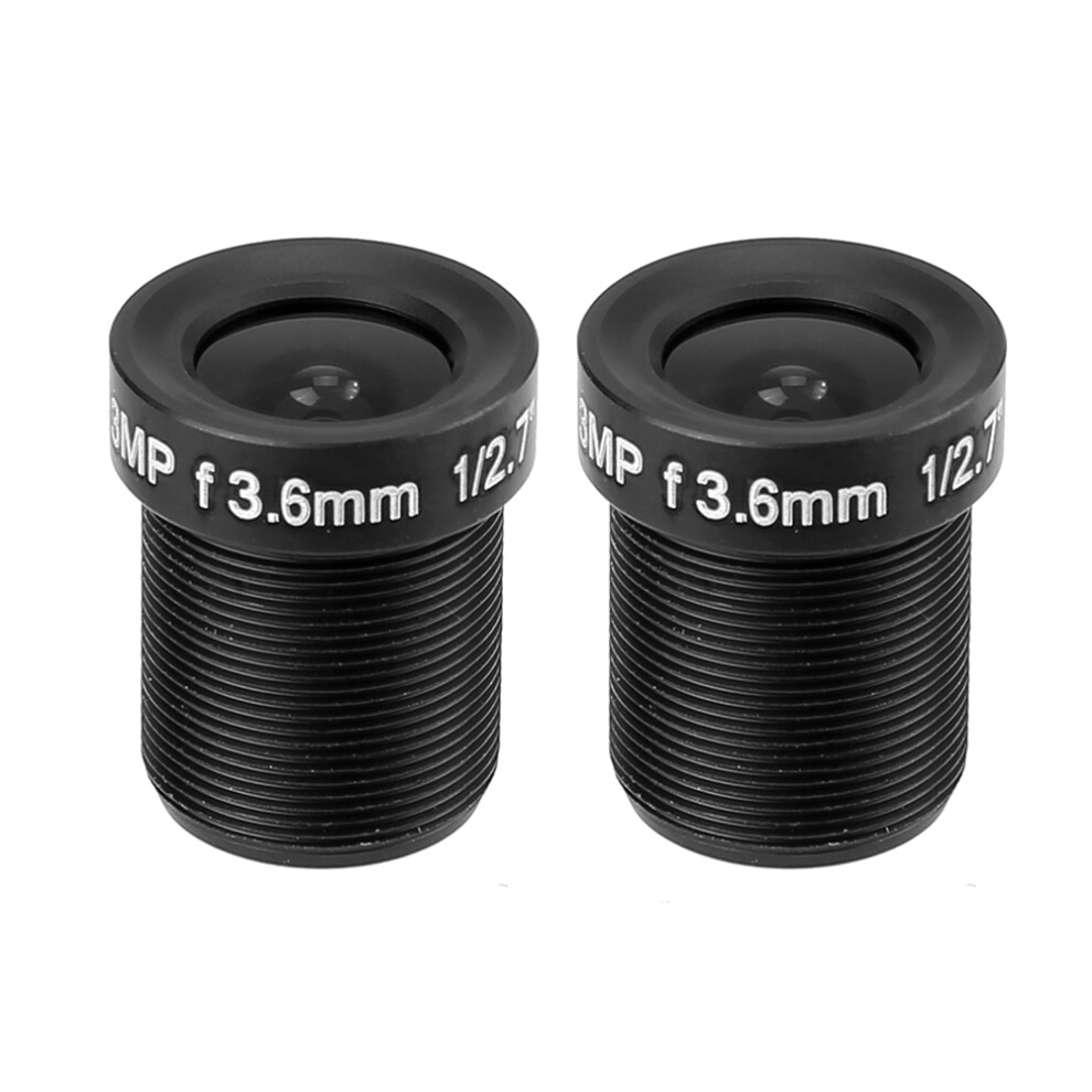 2Pcs Security Lens 3.6Mm 3Mp Hd Cctv Camera Accessory 604725101921
