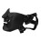 Half Face Mask Tactics Camouflage Impact Resistant Guard Black 4