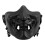 Half Face Mask Tactics Camouflage Impact Resistant Guard Black 2