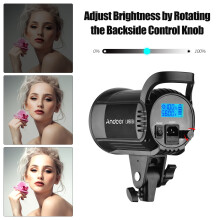 Andoer LM60Bi 60W LED Fill Light 2700K-5700K Dimmable Bowens Mount