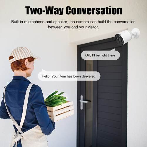 1080P Smart WiFi Camera 2MP 130 Night Vision Motion Detection APP 1