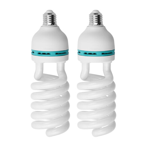 135W Spiral Fluorescent Bulb 5500K E27 110V Daylight Studio Photo 1