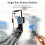 Extendable Wireless BT Selfie Stick with Gimbal Stabilizer Remote 1