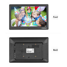 Andoer 10 Inch LCD Photo Frame 1024x600 MP3 MP4 Clock 2.4G Remote