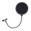 Dual Layer Pop Filter Anti Spray Mesh 360 Rotatable Mic Wind Screen 1