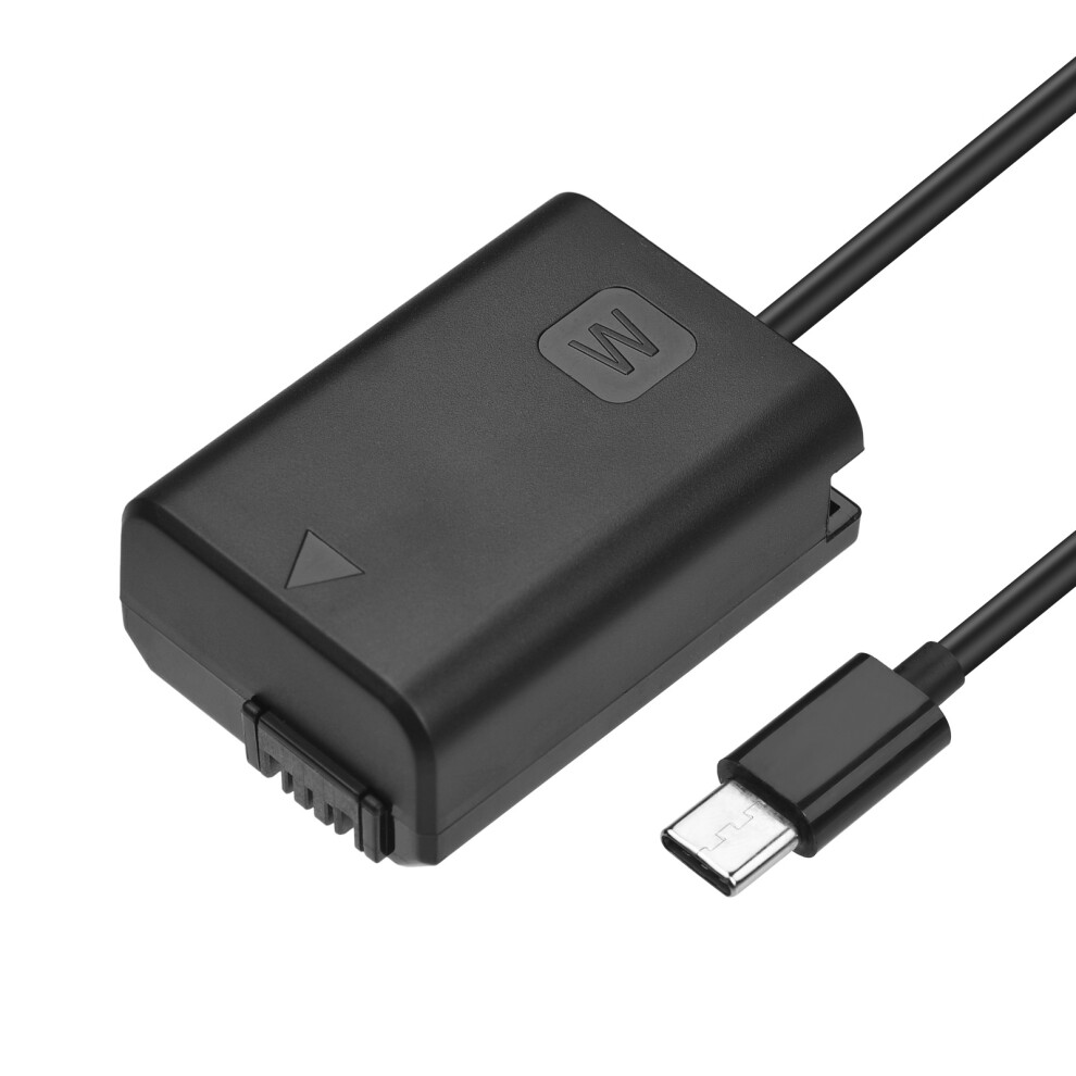 Dc Coupler Dummy Battery Usb-C Ac Adapter For Np-Fw50 Sony Alpha 643505022919