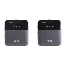 2.4G Wireless Mic Set Noise Reduction Omnidirectional Clip On for Vlog